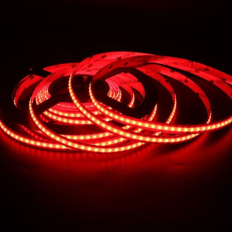 12v 24v 576LED RGB Suhu Warna Cob Led Strip Light Dimmable dengan dan CRI Ra 90