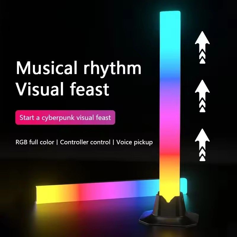 Musik Berwarna-warni Lampu Ambient Led Bar Atmosfer Lampu Kamar Permainan Musik RGB Rhythm Light