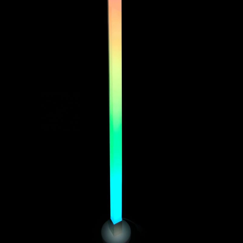 DIY App Control Lampu Lantai Sudut LED Lampu Multi Warna untuk Kamar Bermain Kamar Tidur Bar