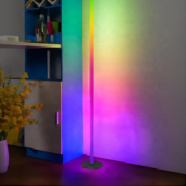 Hotel Atmosphere Corner Floor Lamp dengan Bluetooth WiFi Control dan DC 5V Input Voltage