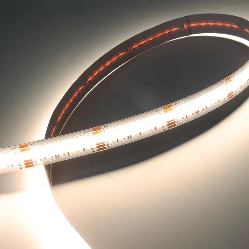 2024 Desain LED COB Strip Light dengan sinar lebar dan Indeks Rendering Warna Tinggi Ra