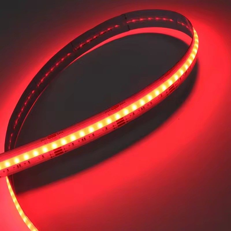 2024 Desain LED COB Strip Light dengan sinar lebar dan Indeks Rendering Warna Tinggi Ra