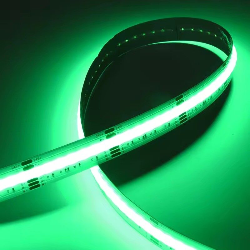 2024 Desain LED COB Strip Light dengan sinar lebar dan Indeks Rendering Warna Tinggi Ra