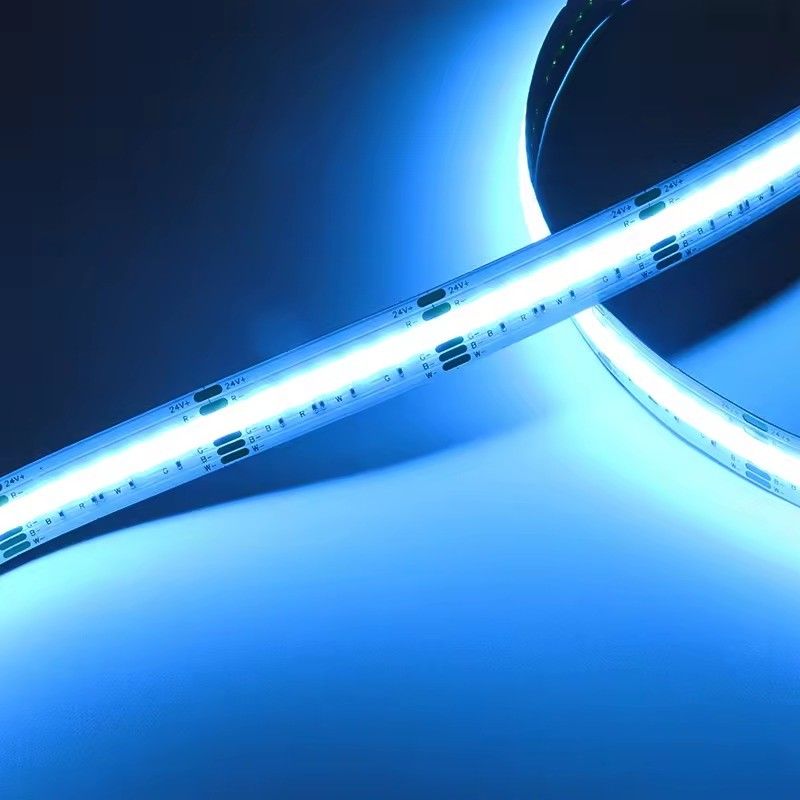 2024 Desain LED COB Strip Light dengan sinar lebar dan Indeks Rendering Warna Tinggi Ra