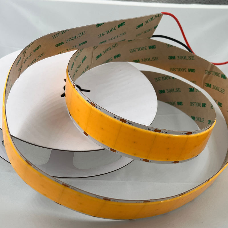 COB LED Strip Super Wide 30mm 1600chip 40W/M 2700k 3000k 6500k DC24V untuk Proyek Langit-langit