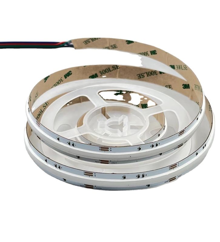 COB RGB 1080 LEDs/m Strip LED dengan Super Brightness dan 120 Degree Wide Beam Angle