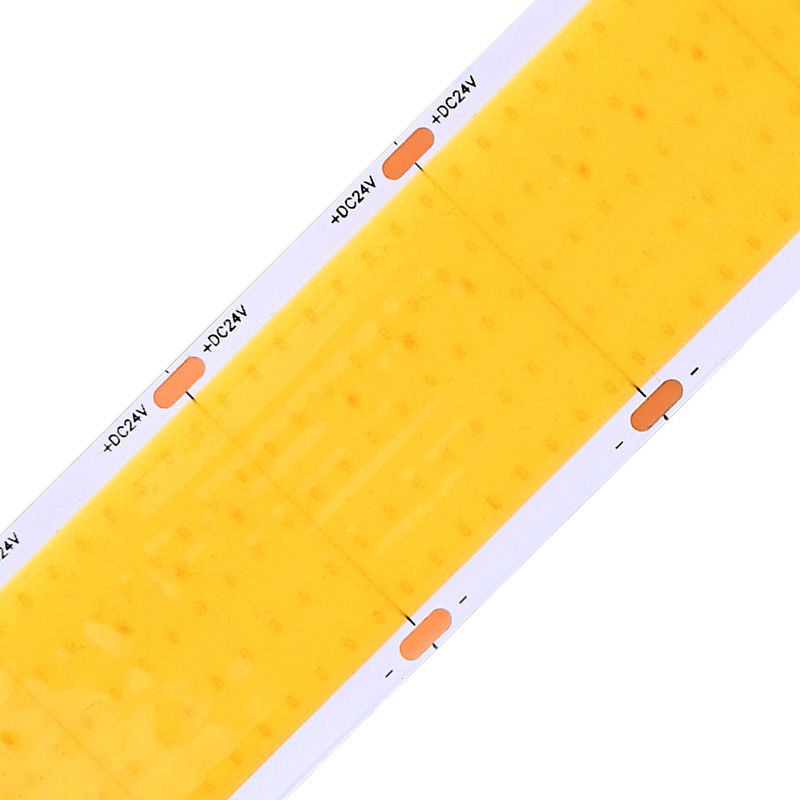 Ultra Widen Fleksibel DC24V 1600leds Cob Led Strip Lampu 30mm Lebar 5 Baris Super Cerah