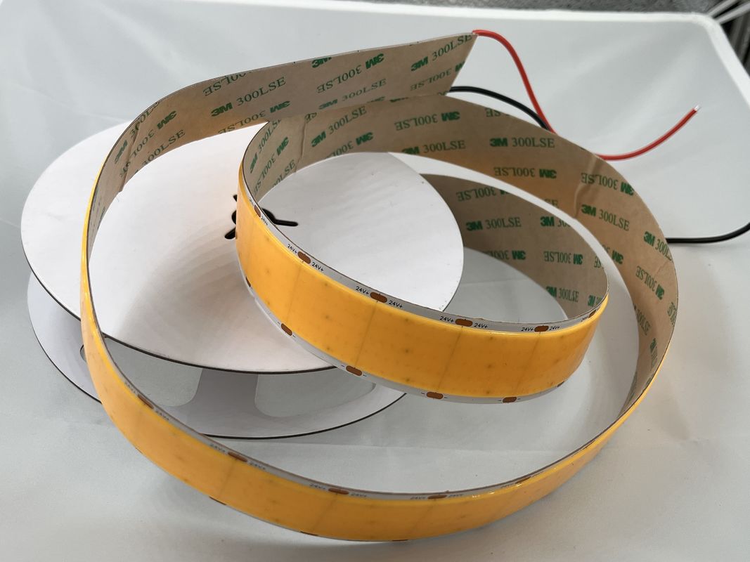 1600 LED 24V 2700K 3000K 4000K 6000K Single Color Cuttable Cob Led Strip Lebar 30mm