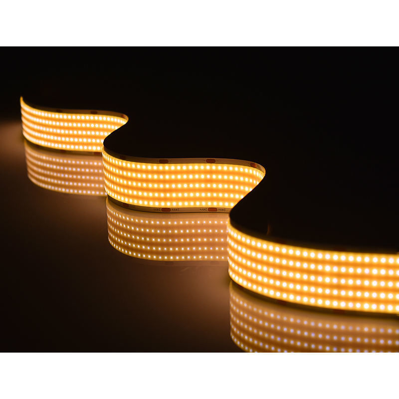 3000K/4000K/6000K Suhu Warna 1600leds / m COB LED Strip untuk pencahayaan profesional