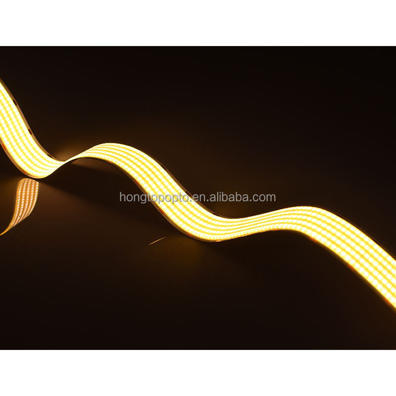 3- Ultra Wide 24V Putih Panas Putih COB LED Strip Light untuk LED Dekorasi Pencahayaan 90Ra