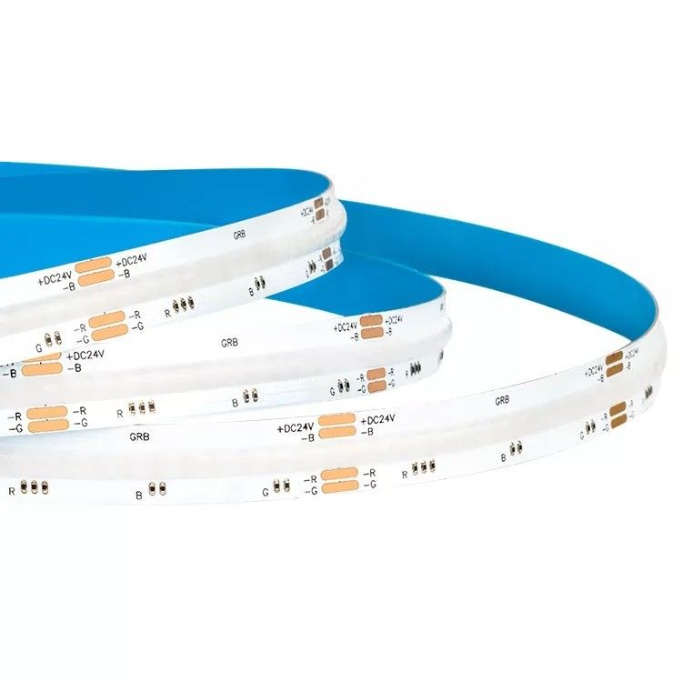 RGB Flexible Strip 756leds COB DC 12V LED Strip Light dengan Efisiensi Cahaya 100lm/w