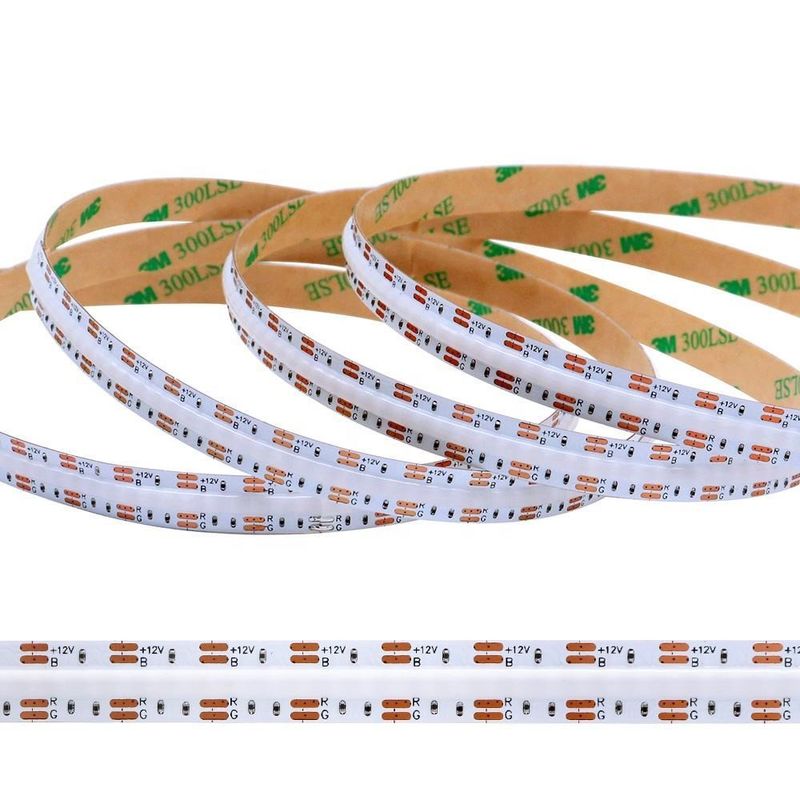 756led RGB 10mm Wide COB LED Strip Light Direct Support Dimmer dan Wide Voltage Range