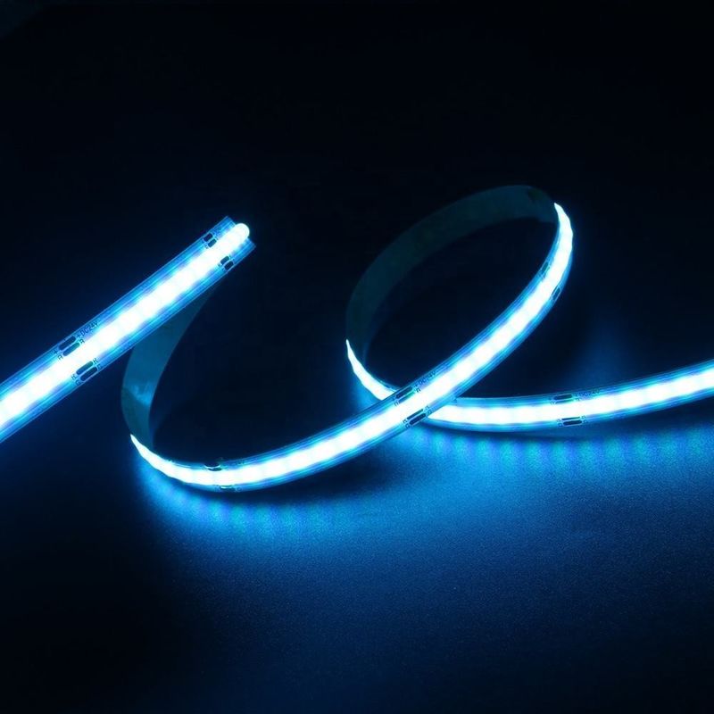 756led RGB 10mm Wide COB LED Strip Light Direct Support Dimmer dan Wide Voltage Range
