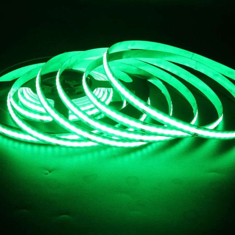756led RGB 10mm Wide COB LED Strip Light Direct Support Dimmer dan Wide Voltage Range