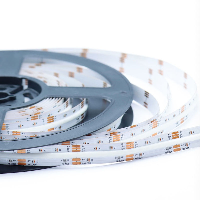 100lm/w Lampu Efisiensi Cahaya RGBW 784leds Smart COB Led Strip untuk Dekorasi Rumah