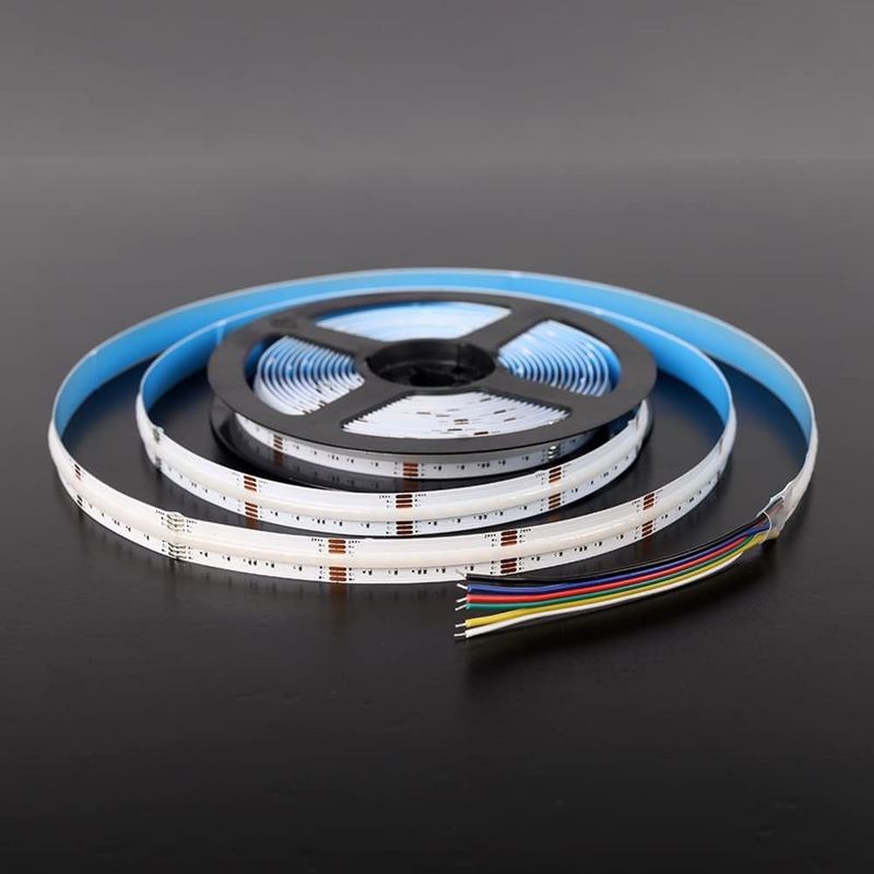 50000 Jam Umur RGBCCT COB Lampu Strip LED untuk ruang tamu dan lampu kamar tidur