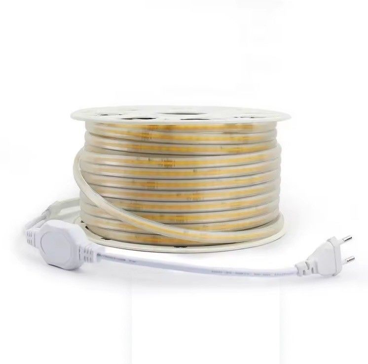 Lampu Strip COB LED Waterproof Outdoor High Voltage dengan rating IP65 dan CRI Ra 80