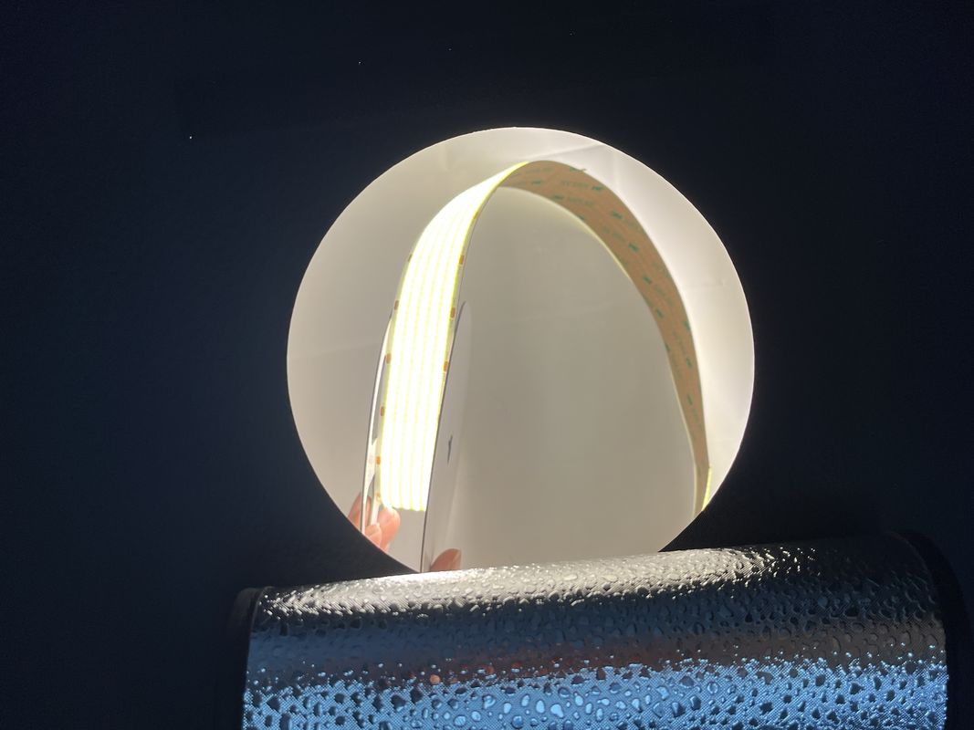 Super terang COB Led Strip 30mm lebar 1600Leds Per Meter CRI 90 Custom Light