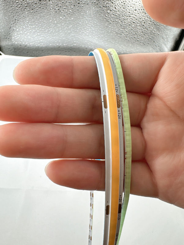 Super Thin 3mm Lebar Tembaga PCB Cob Strips Lampu untuk Dekorasi Kantor Luar Ruangan