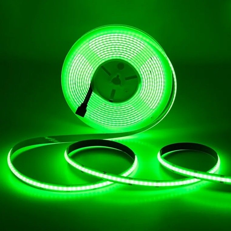 80lm/w 400leds/m Ultra Thin 5V 12V 24V IP20 Putih COB LED Light Strip 3mm 5mm Lebar Putih Biru Merah Hijau FCOB LED Strip