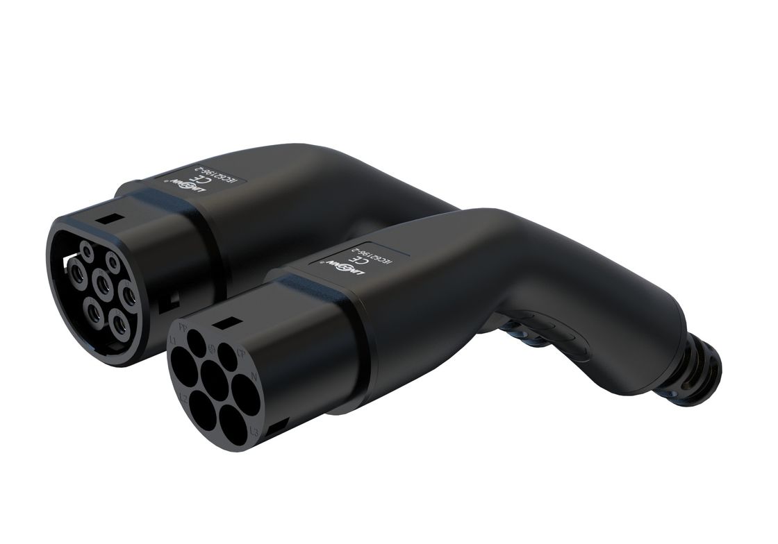 GBT Wall Box Fast Electric Car Charger 3.5KW Stasiun pengisian MAX 250V dengan lampu indikator LCD