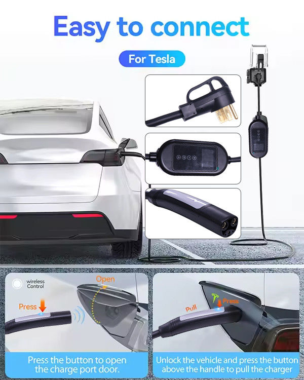 LCD Indikator Cahaya EV Pengecas Cepat untuk TSL Tingkat 2 Kendaraan Energi dalam Jenis Kotak